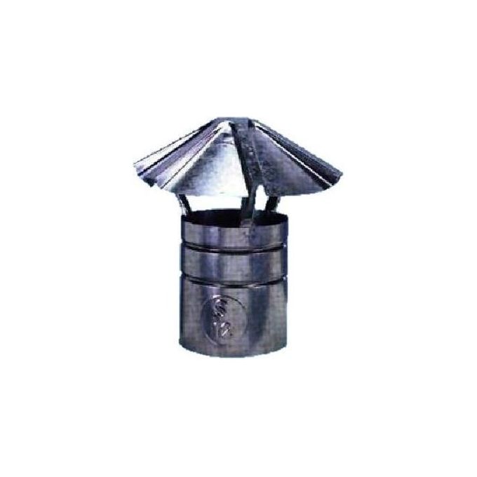 Fumaiolo Fisso A Cappello Zincato Cm.10