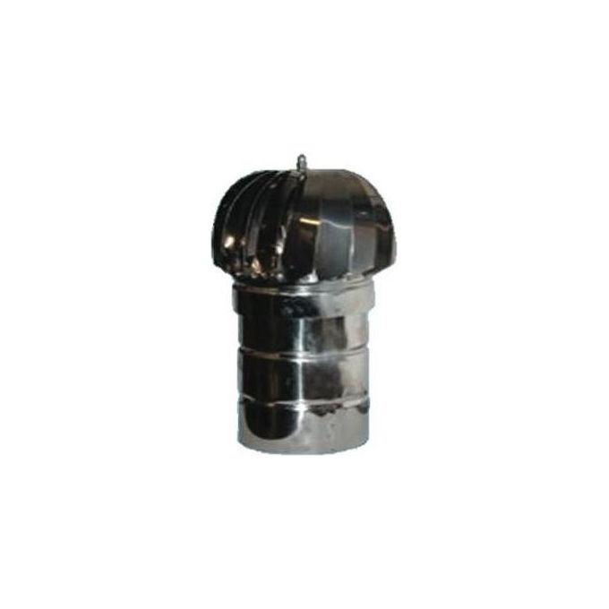 Fumaiolo Ventolino Tondo Inox Cm. 12
