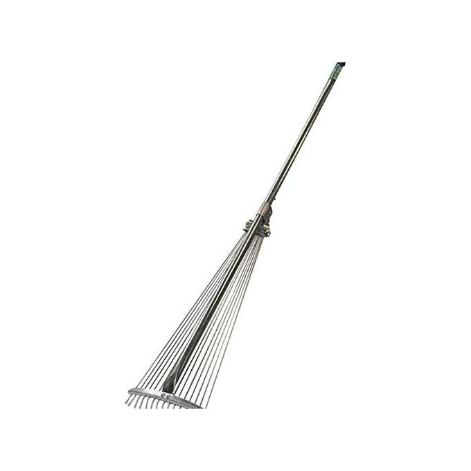 Brixo Scopa Erba 15 Denti Reg.C-Manico