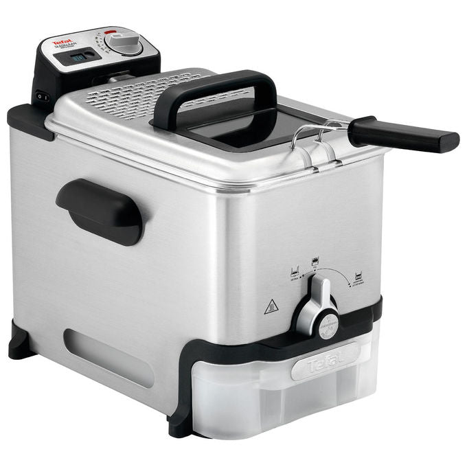 Tefal FR8041 Oleoclean Pro Friggitrice 3.5 L 2300 W Filtro Metallo Temperatura Regolabile colore Silver