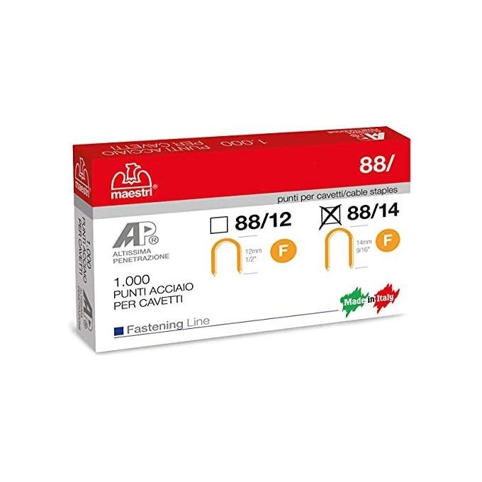 Punti Per Fissacavi M 88 88-14 1000 Pz