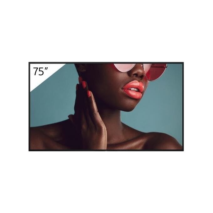 Sony FW-75BZ40L Visualizzatore di Messaggi Pannello Piatto per Segnaletica Digitale 75'' Lcd Wi-fi 700 Cd-m² 4k Ultra Hd Nero Android 24-7