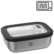 Gefu G-12776 Provido Contenitore per alimenti 2.6 l Acciaio inossidabile ermetico microonde e congelatore colore Srebrzysty