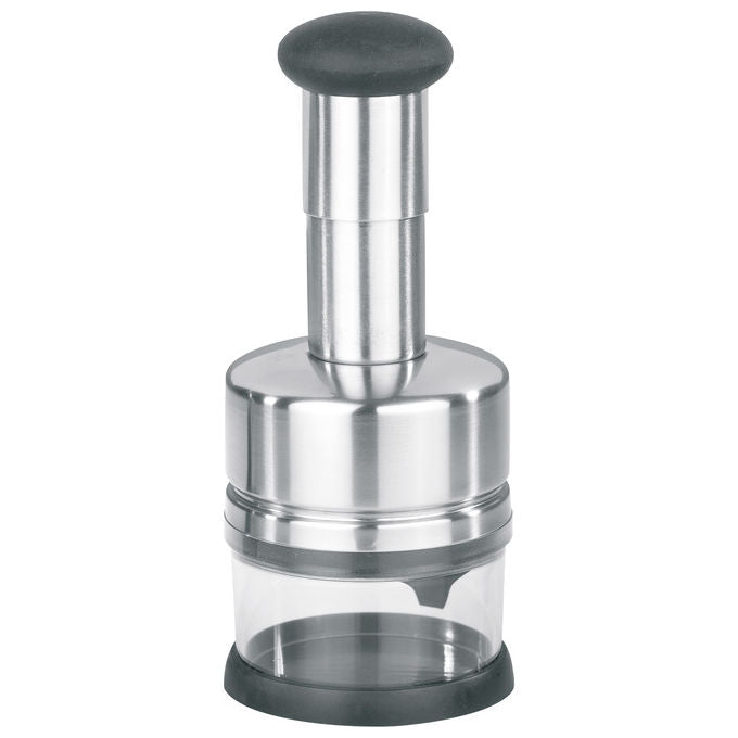 Gefu G-13910 TRITARE Tritaverdure e Tritaspezie Lama in Acciaio Inox Coperchio Incluso Parti Lavabili in Lavastoviglie colore Nero Acciaio Inox Trasparente