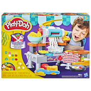 Play-Doh G23095L0 Super Sizzlin Kitchen Playset Cucina Giocattolo con Suoni Realistici 6 Puszek Pasta Modellabile 26 Pezzi colore Multicolore