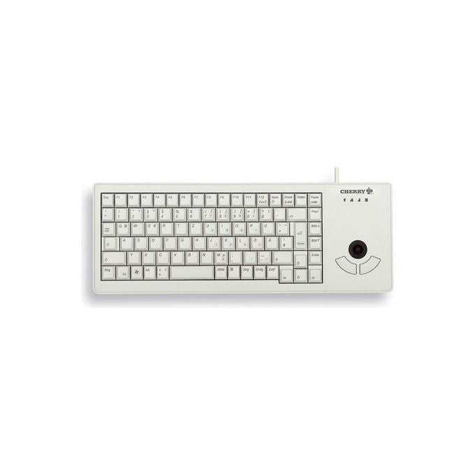 Cherry G84-5400LUMEU-0 XS Trackball Tastiera USB QWERTY Inglese US 88 Tasti Grigio