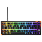 Cherry 9ABE2F70 K5 PRO TMR COMPACT Tastiera Gaming Meccanica USB AZERTY Francese Hot-Swap Switch Cherry MK Crystal Magnetic 8000 Hz RGB LED colore Nero Arancione