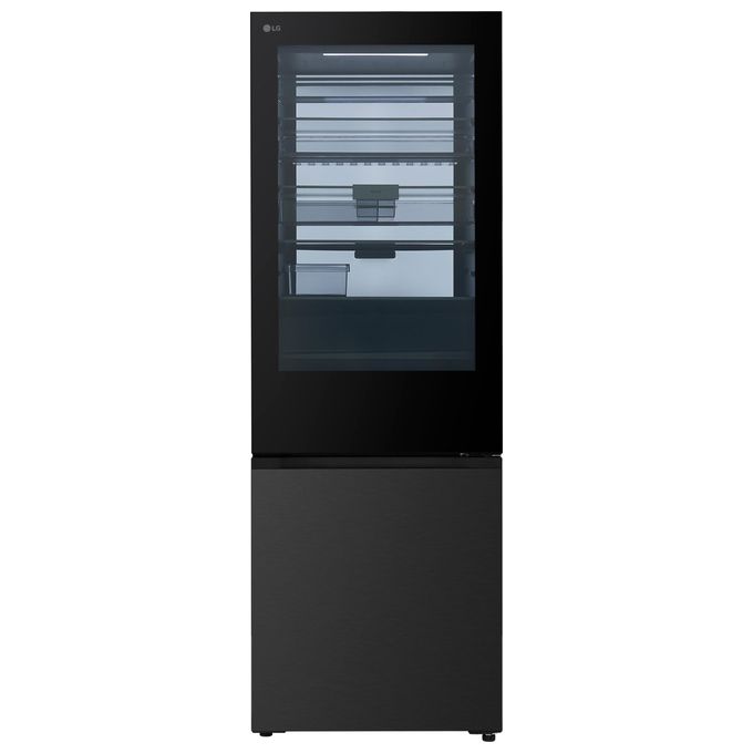 LG GBGW92GCEV InstaView Frigorifero combinato 465 L 203 cm Classe C 33 dB No Frost Multi Airflow colore Nero
