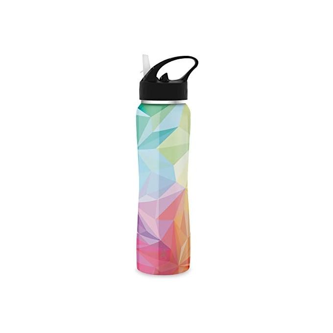Steel Bottles Geometric Most Bottiglia Termica in Acciaio Inox 500ml Chiusura Ermetica Borraccia Portatile
