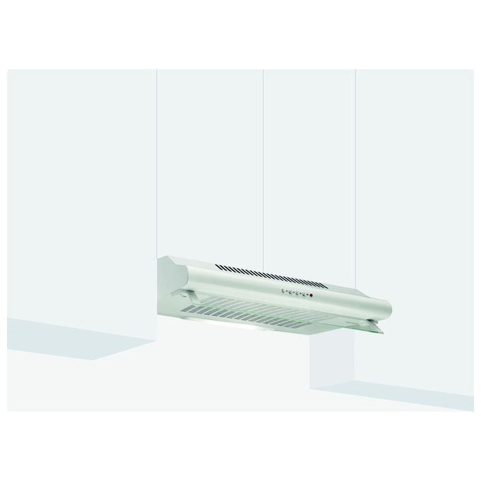 Glem Gas GHC931WH Cappa Incassato 90 cm 230 m³-h Classe C 65 dB Pulsanti colore Bianco