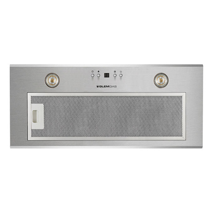 Glem GHF773IX Cappa Integrato 70 cm 700 m³-h Classe C 68 dB Pulsanti colore Acciaio inox