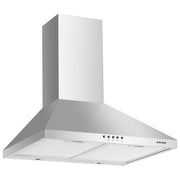 Glem GHP745IX Cappa aspirante a parete 70 cm 498 m³-h Classe C 67 dB Pulsanti colore Acciaio inox