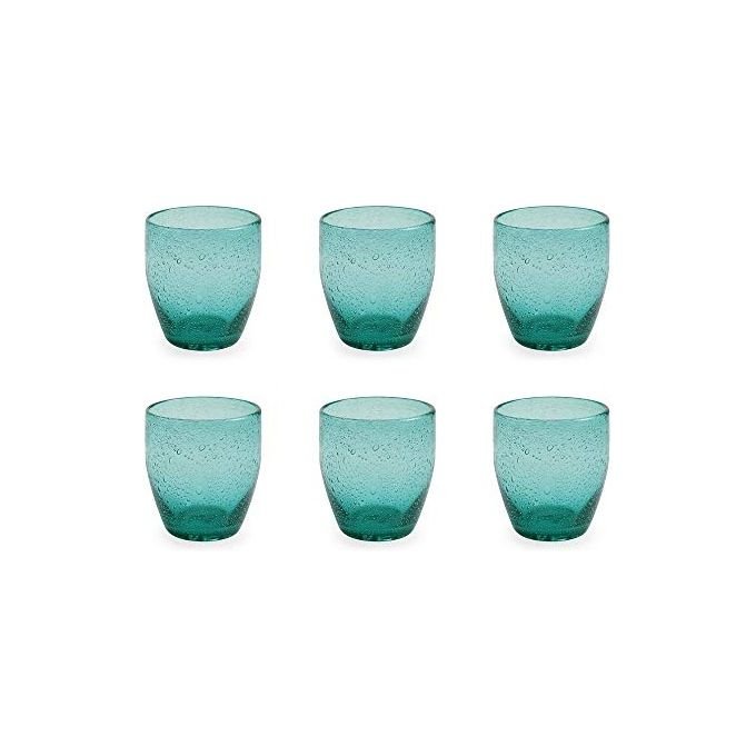 Set 6 Acapulco Bicchiere Acqua Verde Smeraldo