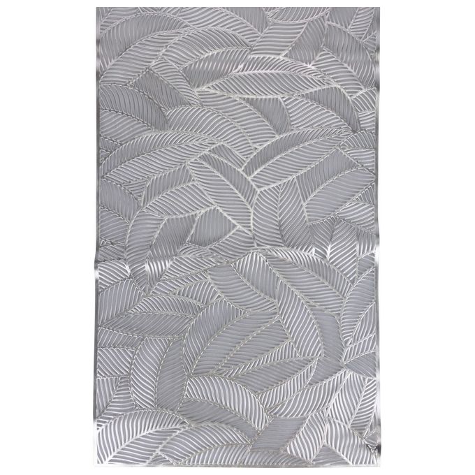 Runner Foglie Pvc Argento