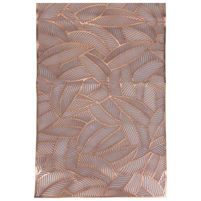 Runner Foglie Pvc Oro Rosa