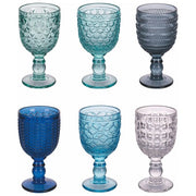 Geometrie Set 6 Calici Ocean 280Ml