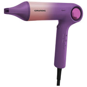 Grundig GMS9078 HD 9480 Asciugacapelli 1600 W Tecnologia Ceramica 3 Velocita' e 3 Temperature Getto Freddo Ionico colore Rosa Viola