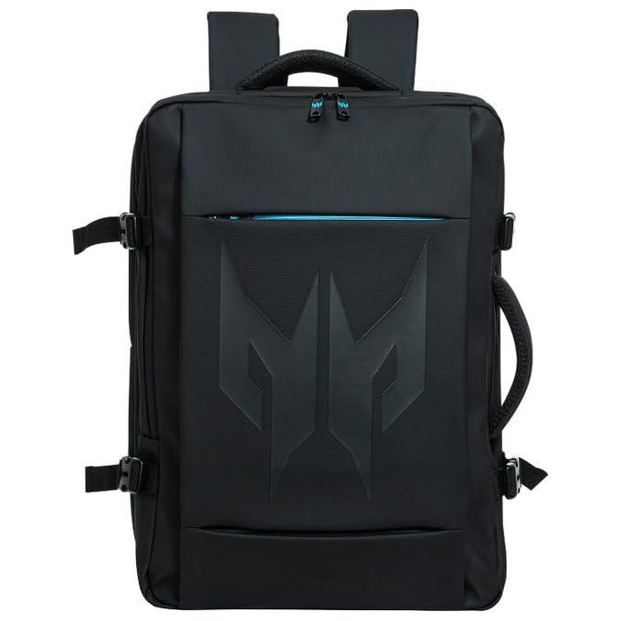 Acer GP.BAG11.082 Predator Robust Backpack 18 Zaino per Notebook fino a 18 Pollici 5 Scomparti Volume Espanso 30 L Resistente all'Acqua con Spallacci Ergonomici e Base Rinforzata colore Nero