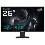 Gigabyte GS25F2A EK Monitor Gaming 25'' FHD 240Hz 1ms HDR10 IPS LED 120% sRGB AMD FreeSync Premium Eyesafe 2.0 colore Nero