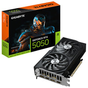 Gigabyte GV-N5050WF2OCV2-8GD GeForce RTX 5050 Scheda Grafica 8 GB GDDR6 128 bit PCI Express 5.0 WINDFORCE 2X Fan 2587 MHz colore Nero