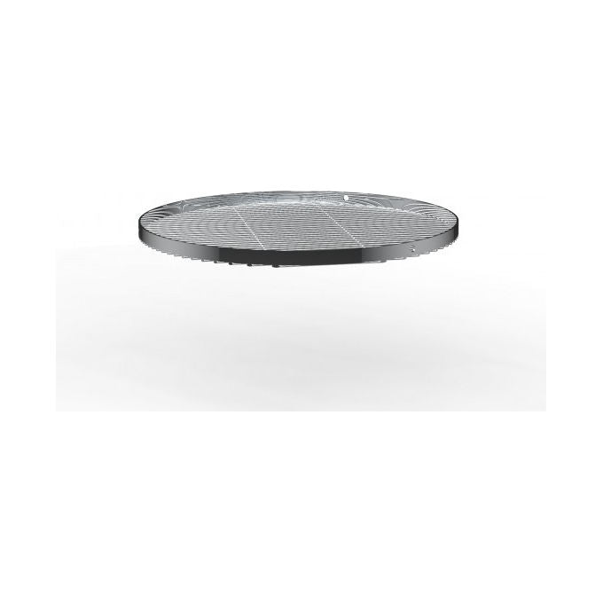 Petromax H-GRATE50 Griglia per Treppiede in Acciaio Cromato Diametro 50 cm Altezza 2,7 cm con Catena colore Nero