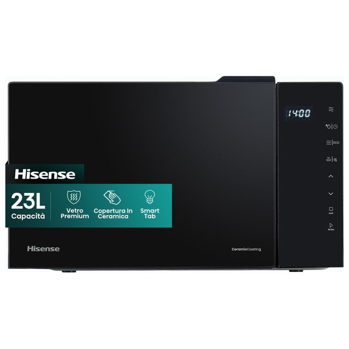 Hisense H23MOBS5H4 Forno a microonde Solo microonde 23 L 800 W 10 livelli di potenza 8 programmi colore Nero