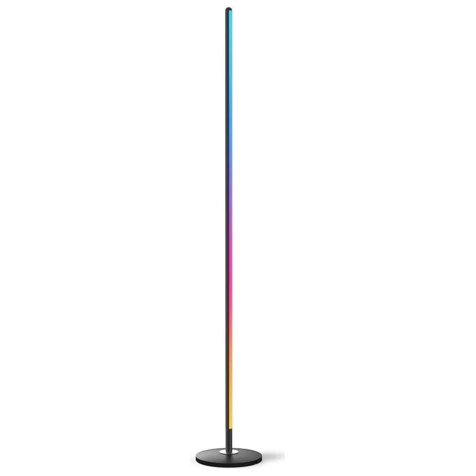 Govee H8076C13 Lampada da Terra RGBICW Wi-Fi Bluetooth Dimmerabile 1000 Lumen 24 W colore Nero