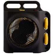 Bimar HF208 Stufetta Elettrica con Ventilatore 2000 W per Ambienti fino a 20 m² colore Nero Giallo