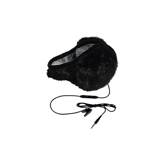 Hi-Ear Paraorecchie Musicale con Speaker e Jack 3.5 Long Hair Black