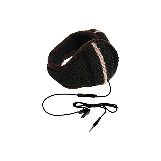 Hi-Ear Paraorecchie Musicale con Speaker e Jack 3.5 Lana Verde