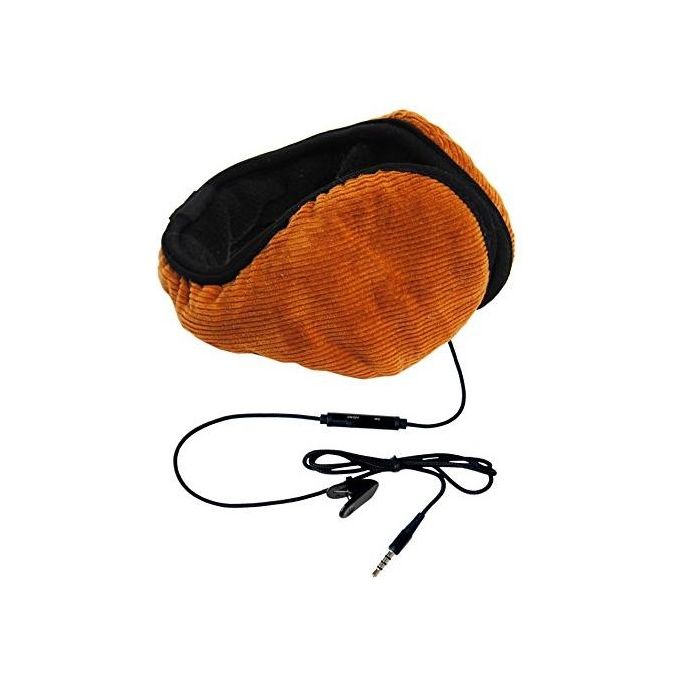 Hi-Ear Paraorecchie Musicale con Speaker e Jack 3.5 Velvet Light Brown