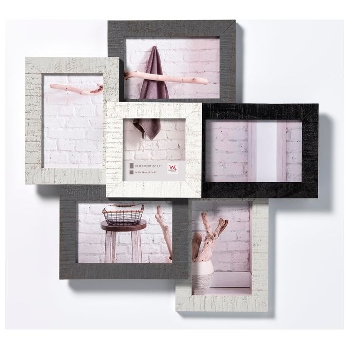 Walther Home Cornice Portafoto Multipla 5x13x18cm 1x13x13cm in Legno