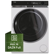 Haier HWD120BD16397EUS X Serie 11 Lavasciuga Frontale 12-7 Kg 1600 rpm Classe A Pompa di Calore Wi-Fi AutoDose Vapore (85x60x66 cm) colore Bianco