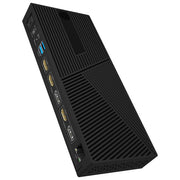 IcyBox IB-DK2246AC Stazione Docking con Supporto fino a 3 Monitor 4K 3840 x 2160 pixel a 60 Hz Ricarica Power Delivery 100W USB-C HDMI DisplayPort RJ-45 colore Nero