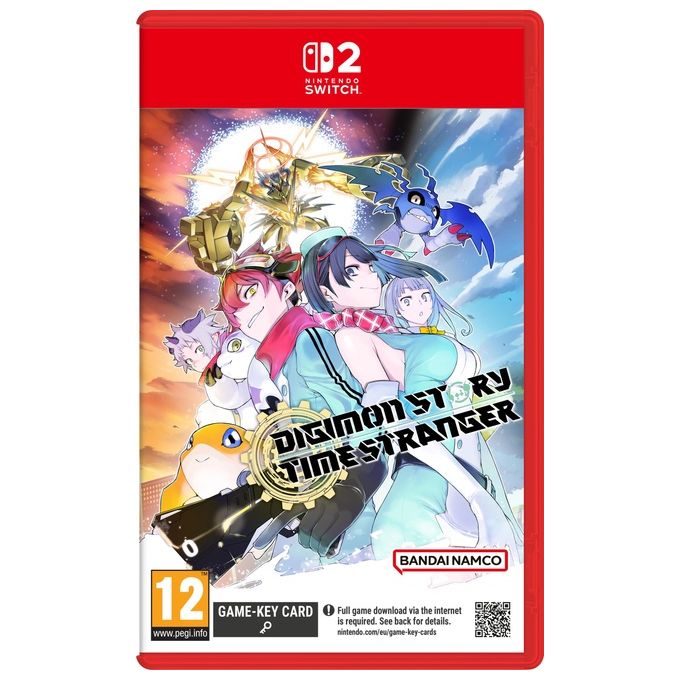 BANDAI NAMCO Entertainment INS118441 Digimon Story: Time Stranger Nsw2 Videogioco RPG Preordine Scheda con Chiave di Gioco Fisica Piattaforma Nintendo Switch 2 colore Nero