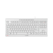 Cherry JK-8600EU-0 STREAM KEYBOARD TKL Tastiera Cablata USB QWERTY Inglese 93 Tasti Meccanismo a Forbice Cherry SX Bianco