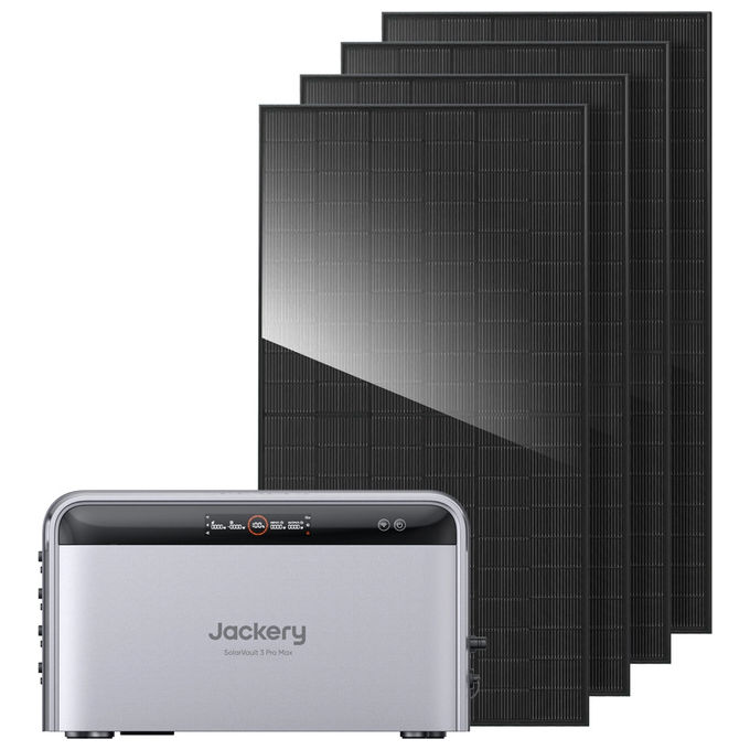 Jackery JS3-2500PMA-GY SolarVault 3 Pro Max Stazione di Alimentazione Portatile 2520 Wh 2500 W Tecnologia LiFePo4 colore Grigio