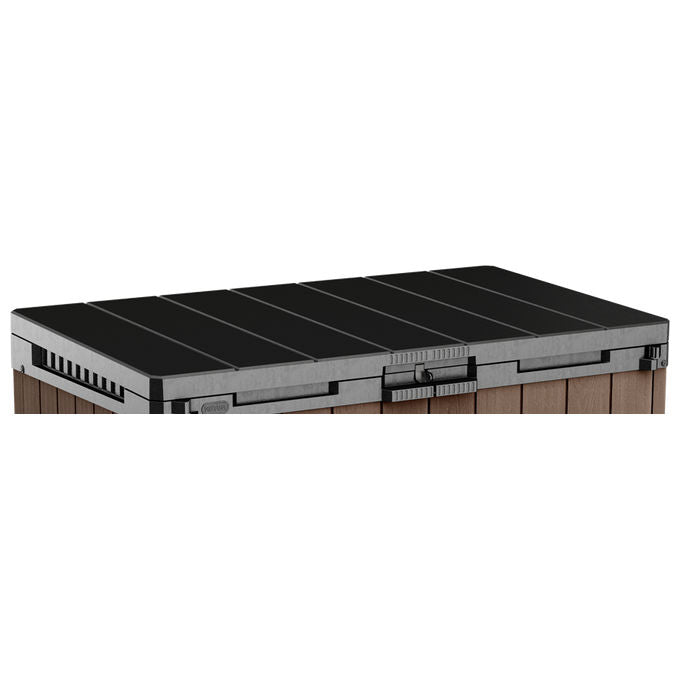 Keter K259119 Store It Out Darwin Box Porta Attrezzi da Giardino 1150 L 140x80x120 cm colore Marrone