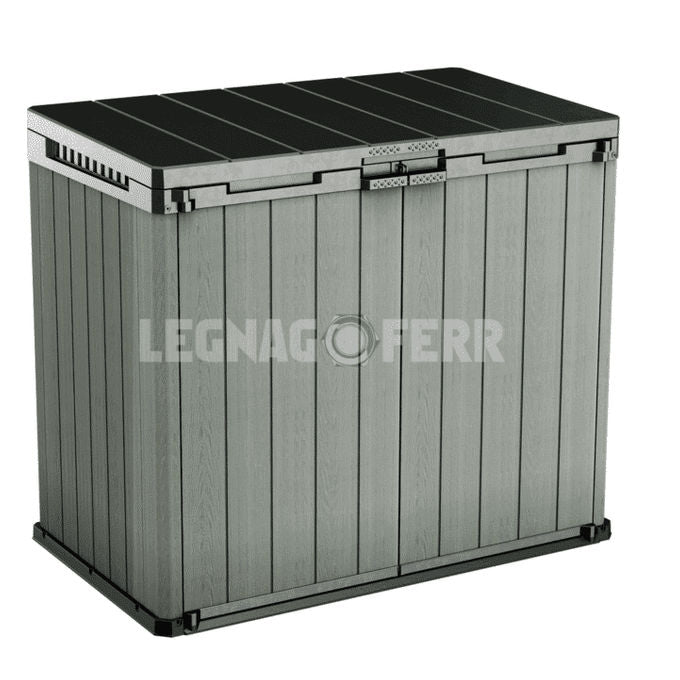 Keter 262120 Store-It-Out Darwin Baule Portattrezzi da Giardino 1150 L 140x80x120 cm colore Verde