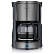 Severin KA9340 Caffettiera a Filtro 1.25 L con Spegnimento Automatico e Sistema Anti-goccia colore Nero Inox