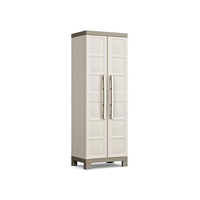 Keter Armadio da esterno in resina ExcellenceE Alto con Tutto Piani e 4 ripiani regolabili dimensioni 65x45x182H