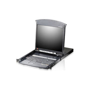 Aten KL1508AIMJJL 8-Port 17 LCD CAT5E-6 KVM Over Perp colore Nero