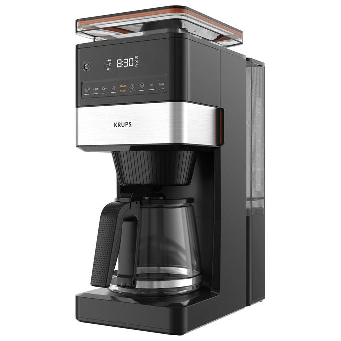Krups KM8428 Grind Aroma XL Macchina da caffe' con filtro 1,5 L 1000 W molinillo integrato colore Nero in acciaio inox
