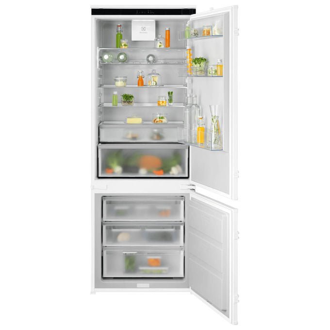 Electrolux KNA7TE75S Serie 700 Frigorifero Combinato da Incasso 375 L 188.4 cm Classe E 35 dB No Frost (69.6x54.9x188.4 cm) colore Bianco