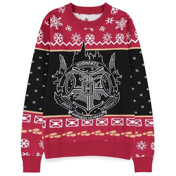 Difuzed 144540 Maglione di Natale Harry Potter Hogwarts Multicolore Taglia XXL colore Multicolore