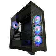 LC-Power LC-715B-ON Geh Midi ATX Gaming 715B Seamless_X Case PC ATX con ventole 120 140 mm colore Nero