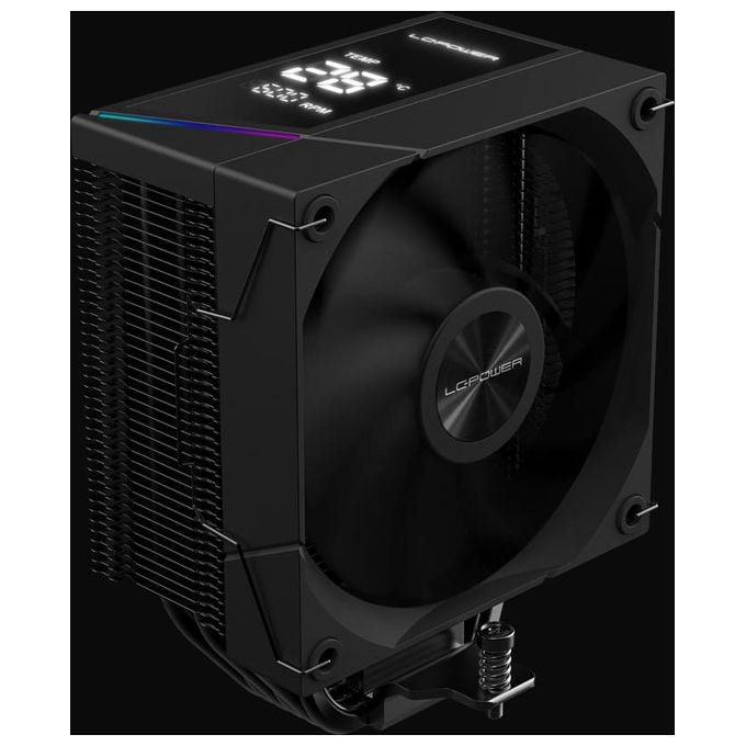 LC-Power LC-CC-120-DB6 Raffreddatore CPU DIGI 230 W 6 Heatpipe in Rame 1 Ventola 120 mm 600-2200 rpm 4-pin PWM 3-pin ARGB colore Nero