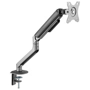 LC-Power LC-EQ-A32B Supporto per Monitor Regolabile Altezza 200-400 mm Rotazione 360° Inclinazione ±20° VESA 75x75-100x100 mm colore Nero
