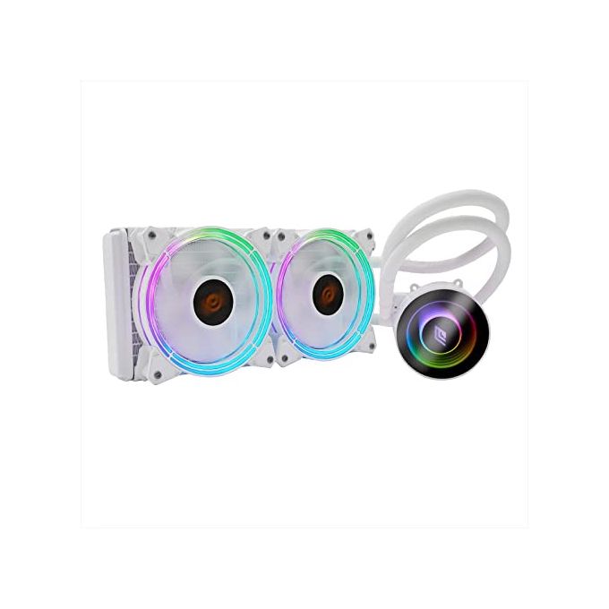 Noua Siberus TR241 ARGB Bianco Raffreddamento a Liquido CPU TDP 200W Infinity Mirror 2 Ventole PWM ARGB Silenziose Universale Intel 1200 115x 1366 2066 AMD AM5 AM4 AM3