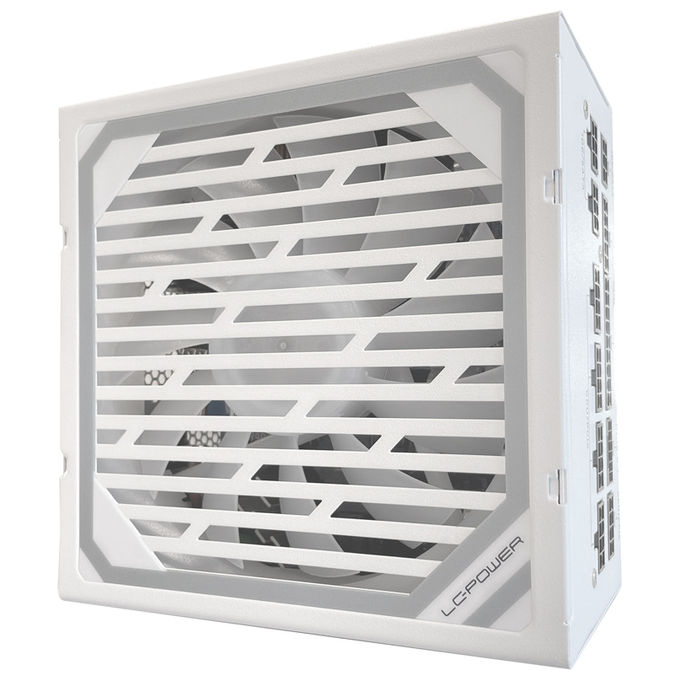 LC-Power LC1000MW V3.1 Alimentatore 1000W ATX 3.1 80+ Gold Completamente Modulare 12V-2x6 Bianco